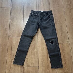 Denizen from Levi's Black Distressed Kids Jeans